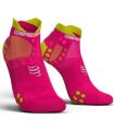 Calcetines Running Compressport Pro Racing Socks V3.0 Ultralight Rosa