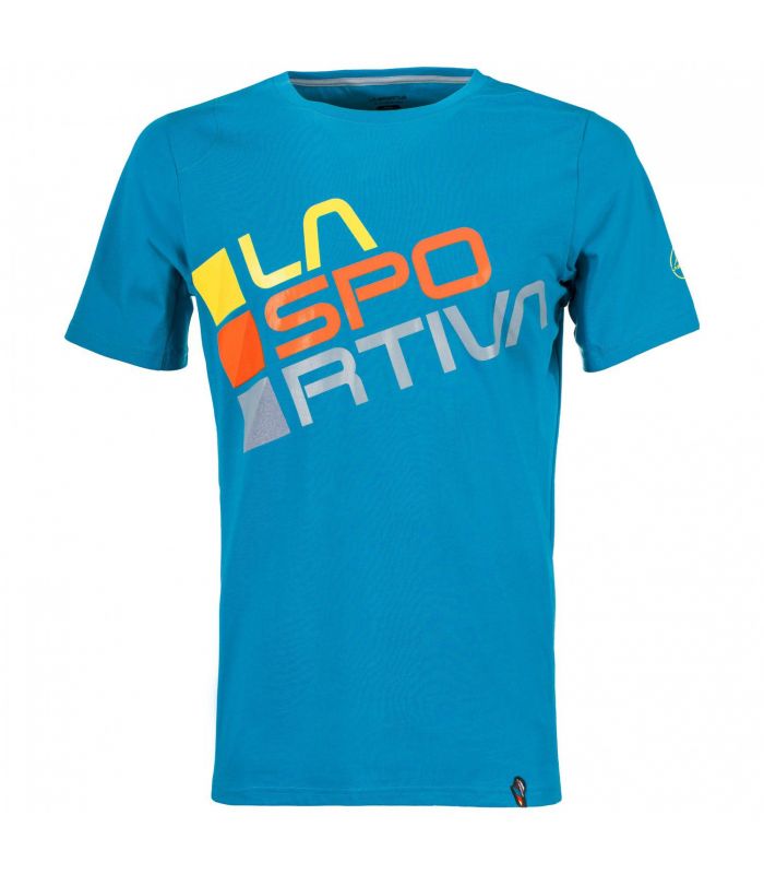 Compra online Camiseta La Sportiva Square Hombre Azul en oferta al mejor precio