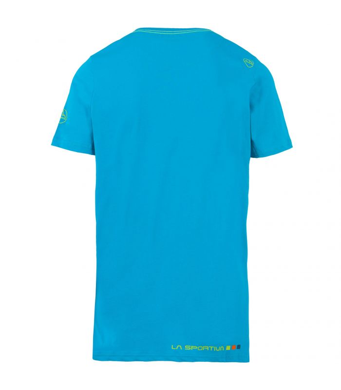 Compra online Camiseta La Sportiva Square Hombre Azul Tropical en oferta al mejor precio