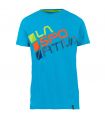 Camiseta La Sportiva Square Hombre Azul Tropical