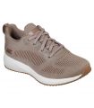Zapatillas Skechers Bobs Squad Glam League Mujer Taupe