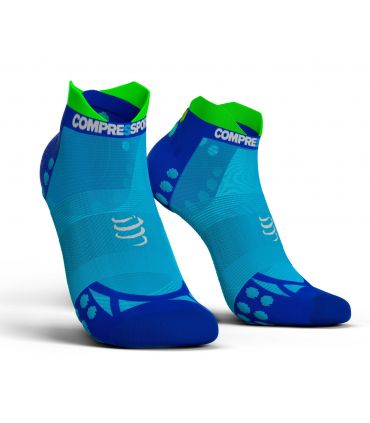 Calcetines Running Compressport Pro Racing Socks V3.0 Ultralight Azul
