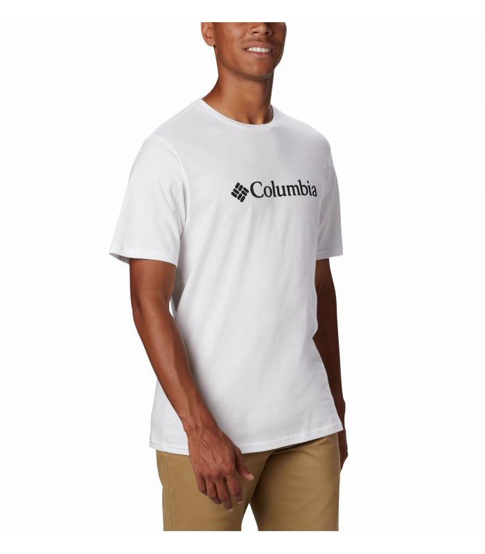 Compra online Camiseta Columbia CSC Basic Logo Hombre White en oferta al mejor precio