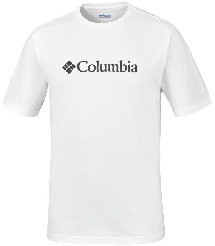 Compra online Camiseta Columbia CSC Basic Logo Hombre White en oferta al mejor precio