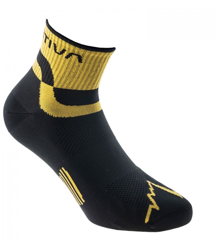 Compra online Calcetines La Sportiva Trail Running Socks Black Yellow en oferta al mejor precio
