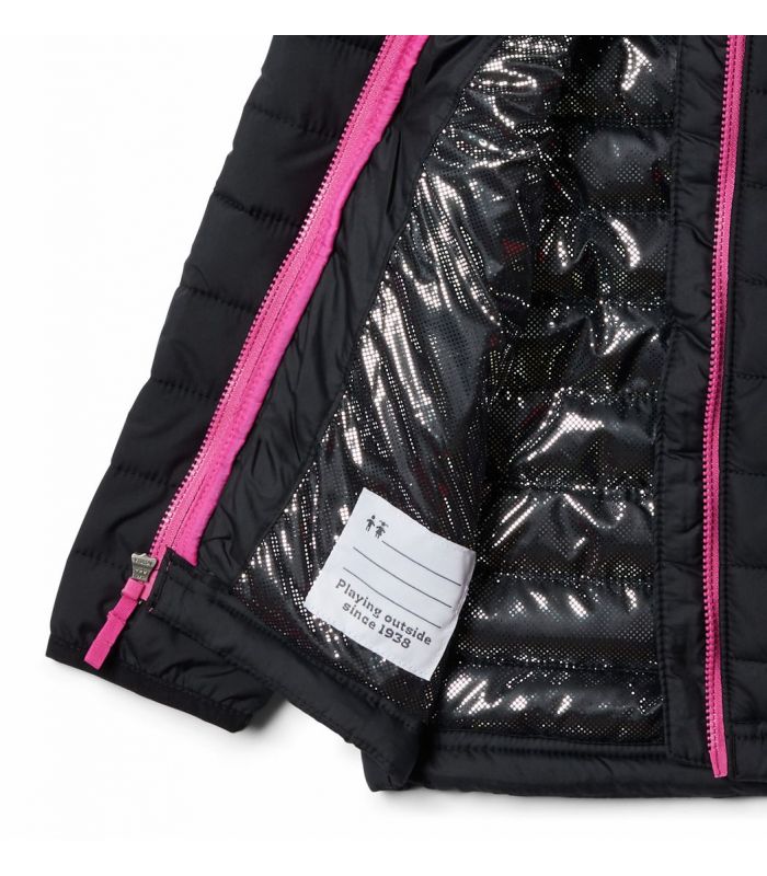 Compra online Chaqueta Columbia Powder Lite Hooded Niñas Black en oferta al mejor precio