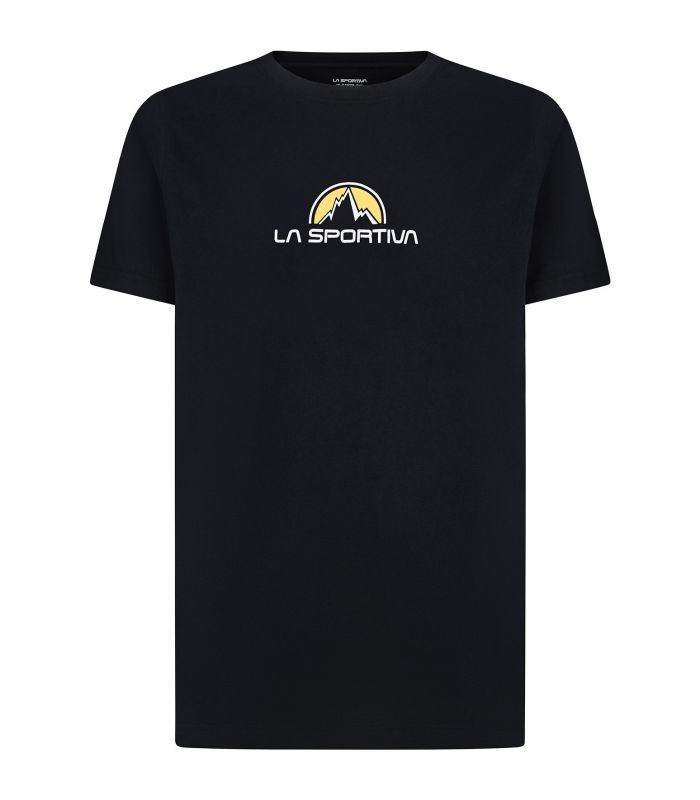 Compra online Camiseta La Sportiva Brand Tee Hombre Black en oferta al mejor precio