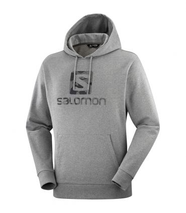 Sudadera Salomon OutLife Logo Pullover Hoody Medium Grey