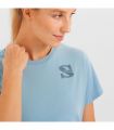 Compra online Camiseta Salomon Mc Outlife Small Logo SS Mujer Ash en oferta al mejor precio