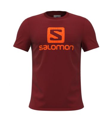 Camiseta Salomon Mc Outlife Logo SS Hombre Red Dahlia