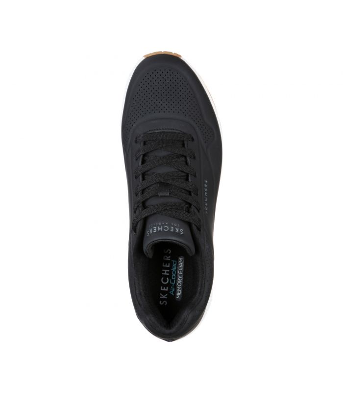 Compra online Zapatillas Skechers Uno Stand On Air Hombre Black en oferta al mejor precio