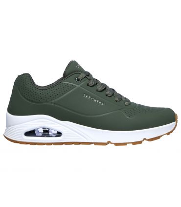 Zapatillas Skechers Uno Stand On Air Hombre Olive