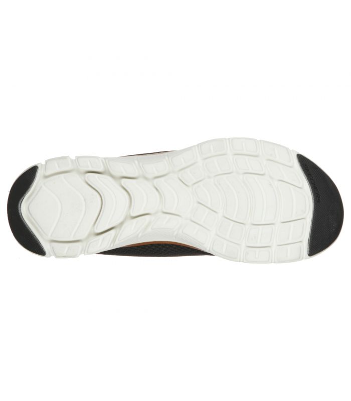 Compra online Zapatillas Skechers Flex Appeal 4.0 Brillant View Mujer Negro en oferta al mejor precio