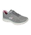 Compra online Zapatillas Skechers Flex Appeal 4.0 Fresh Move Mujer Grey en oferta al mejor precio