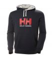 Compra online Sudadera Helly Hansen HH Logo Hoodie Hombre Navy en oferta al mejor precio
