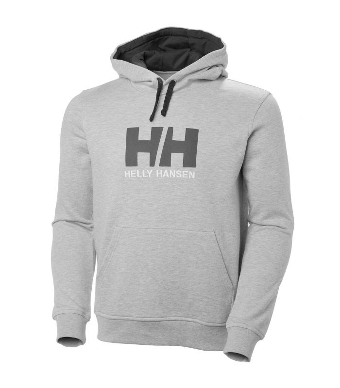 Compra online Sudadera Helly Hansen HH Logo Hoodie Hombre Grey en oferta al mejor precio