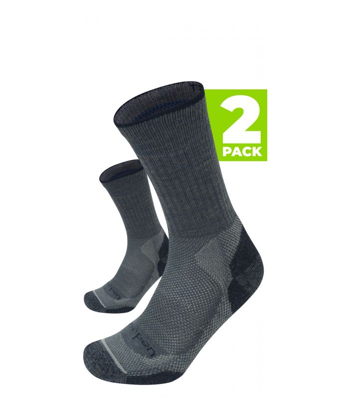 Compra online Calcetines Lorpen T2 Merino Hiker 2 Pack Hombre Denim en oferta al mejor precio
