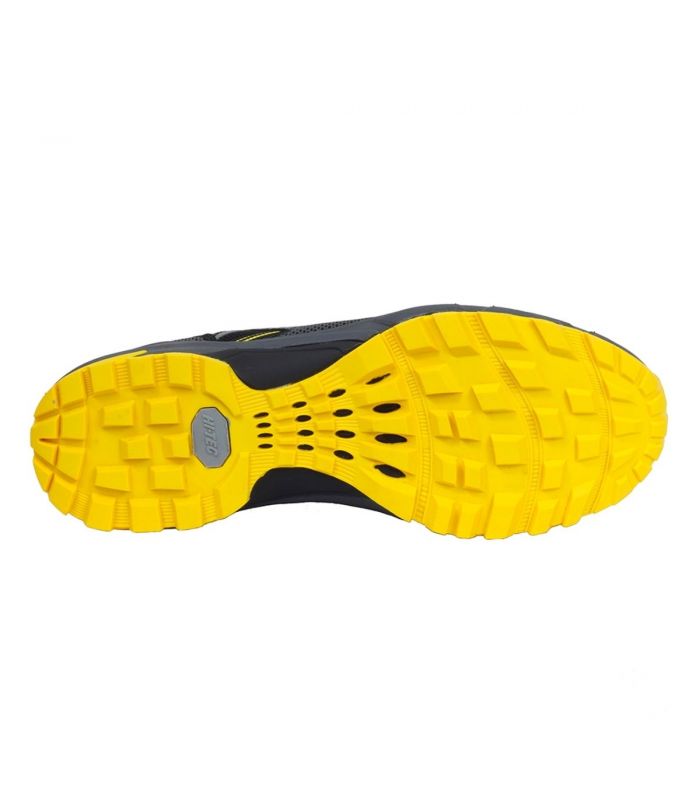Compra online Zapatillas Hi-Tec Gravel Hombre Black Charcoal Super Lemon en oferta al mejor precio