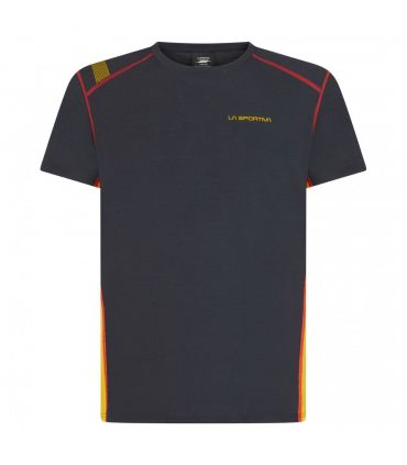 Camiseta La Sportiva Synth T-Shirt M Hombre Black Yellow