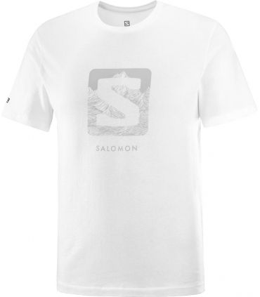 Camiseta Salomon Mc Outlife Logo Hombre White
