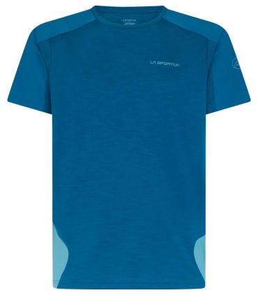 Camiseta La Sportiva Compass Hombre Blue Topaz