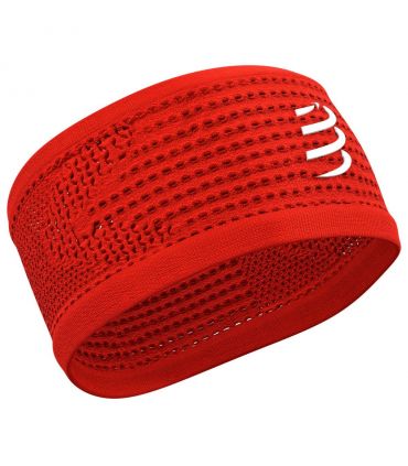 Cinta para el pelo Compressport Headband On/Off Rojo