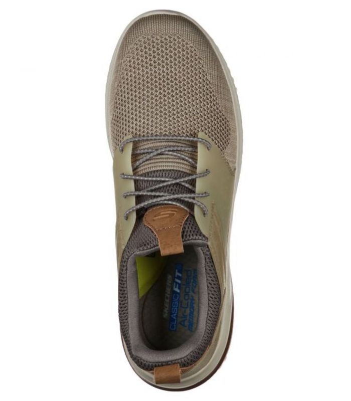 Compra online Zapatillas Skechers Delson 3.0 Cicada Hombre Taupe en oferta al mejor precio
