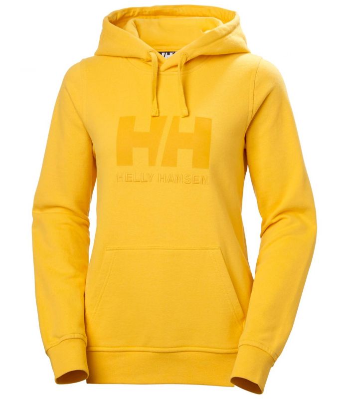 Compra online Sudadera Helly Hansen Logo Hoodie Mujer Honey en oferta al mejor precio