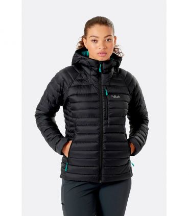 Chaqueta Rab Microlight Alpine Jacket Mujer Black