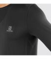 Compra online Camiseta Salomon LS Sense Hombre Black en oferta al mejor precio