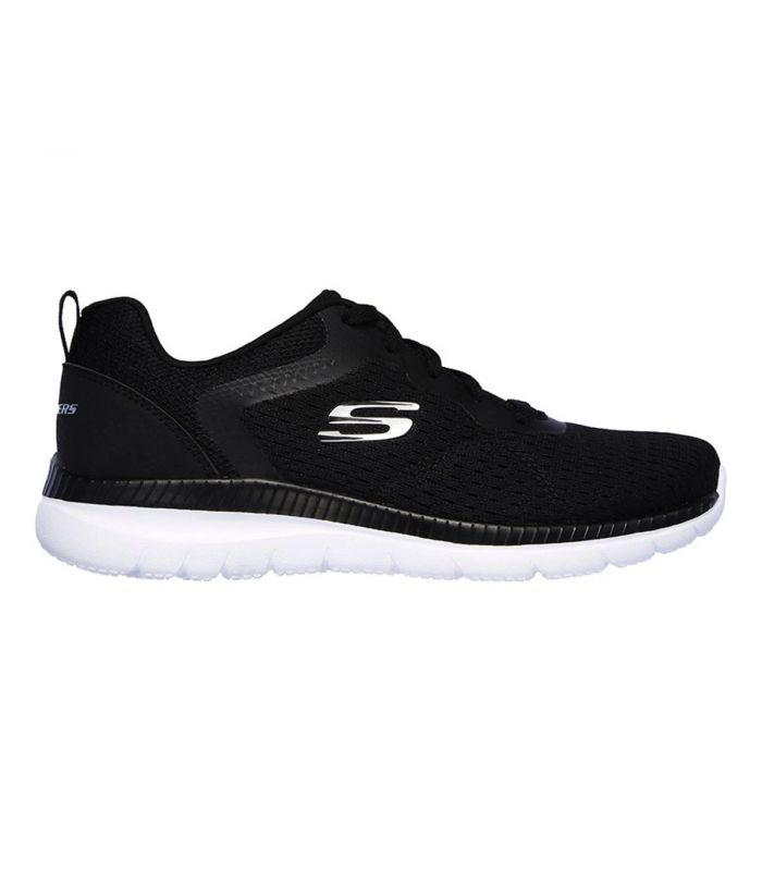 Compra online Zapatillas Skechers Bountiful Quick Path Mujer Black White en oferta al mejor precio