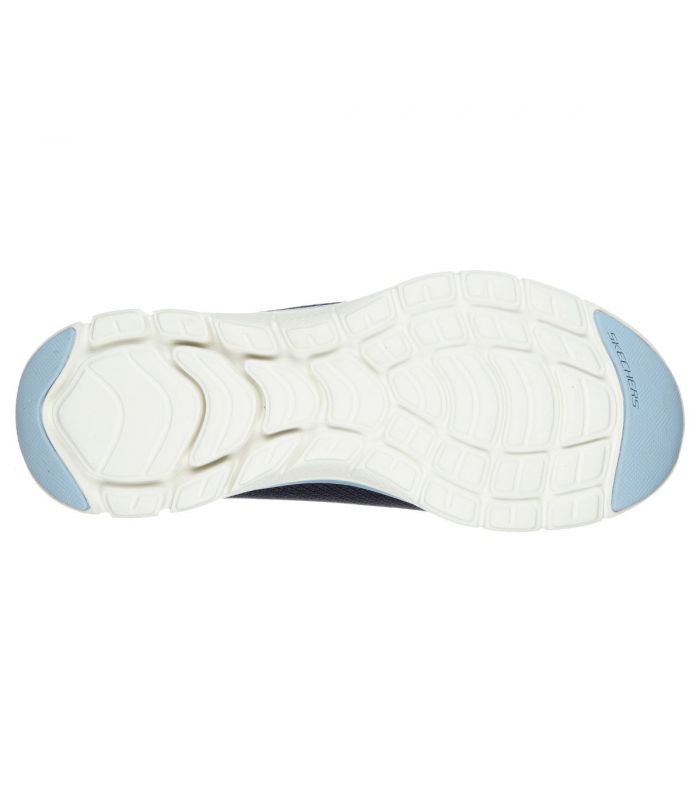 Compra online Zapatillas Skechers Flex Appeal 4.0 Brillant View Mujer Navy Blue en oferta al mejor precio