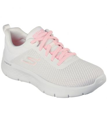 Zapatillas Skechers Go Walk Flex Alani Mujer White Pink