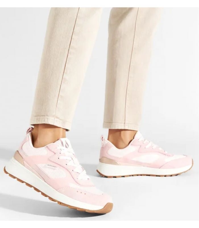 Compra online Zapatillas Skechers Sunny Street Shiny Jogger Mujer Lt Pink en oferta al mejor precio