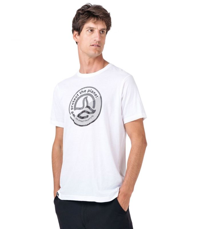 Compra online Camiseta Ternua Ibjar Hombre blanca en oferta al mejor precio