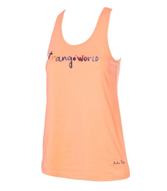 Compra online Camiseta Trango World Tierra WM Mujer Peach Nectar en oferta al mejor precio