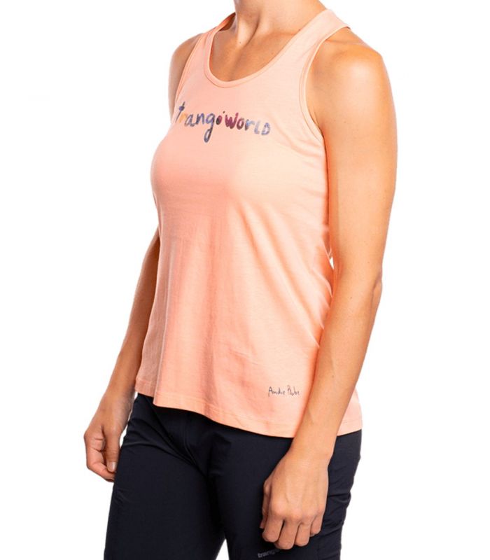 Compra online Camiseta Trango World Tierra WM Mujer Peach Nectar en oferta al mejor precio