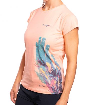 Camiseta Trango World Agua WM Mujer Peach Nectar