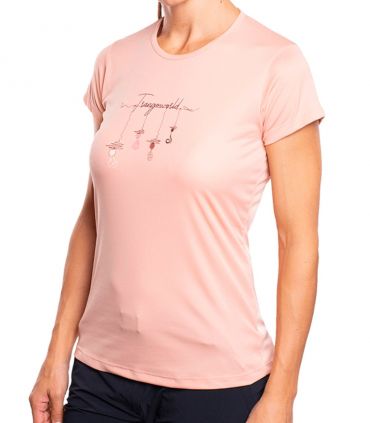 Camiseta TrangoWorld Zalabi Mujer Rosa Cloud