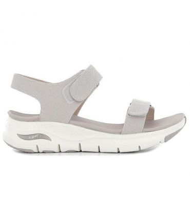 Sandalias Skechers Arch Fit Touristy Mujer Taupe