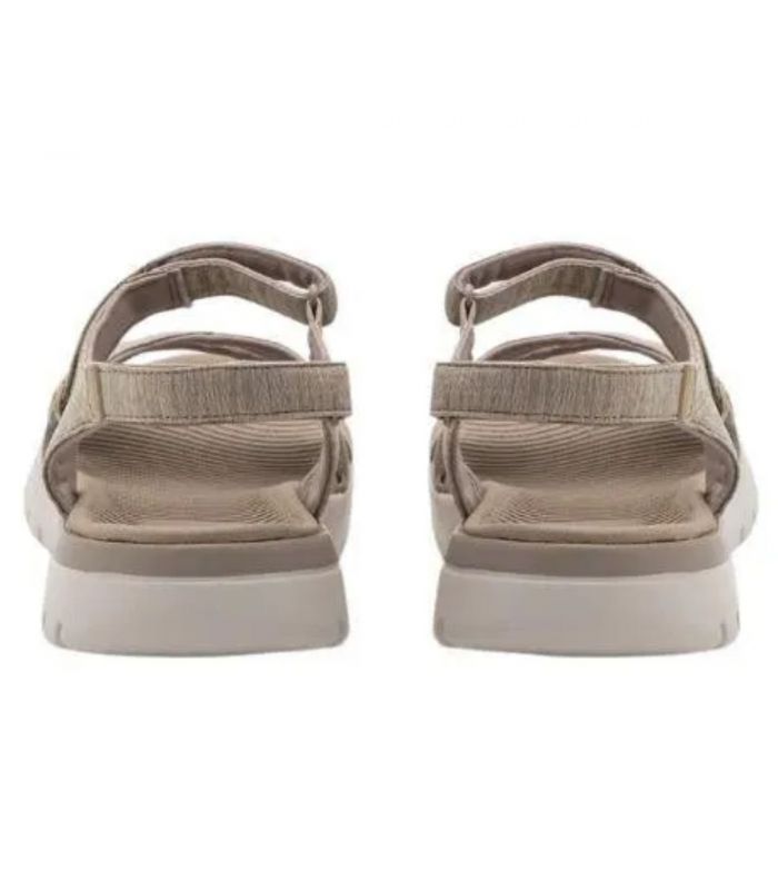 Compra online Sandalias Skechers Go Walk Flex Sandal Sunshine Mujer Taupe en oferta al mejor precio