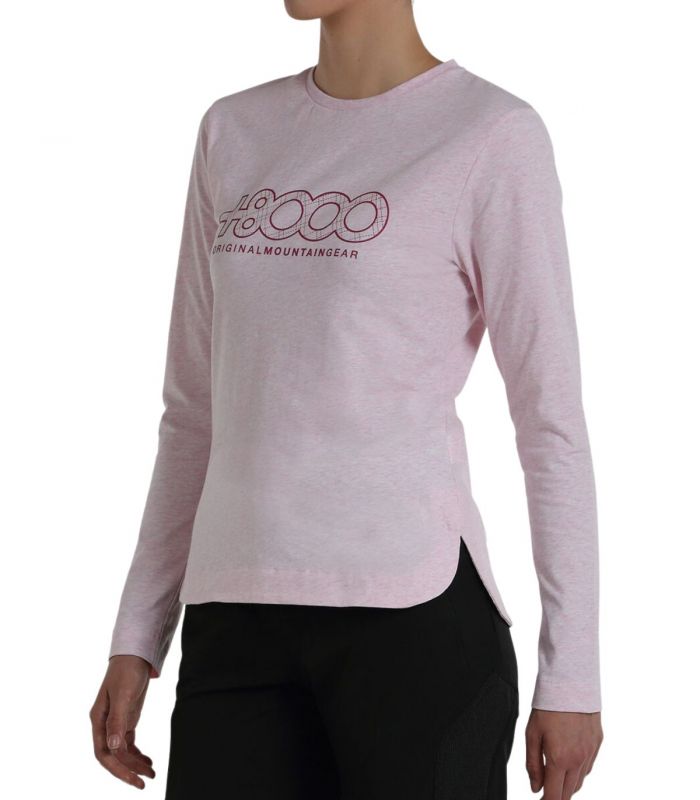 Compra online Camiseta +8000 Quilmas 129 Mujer Rosa Pastel Vigoré en oferta al mejor precio