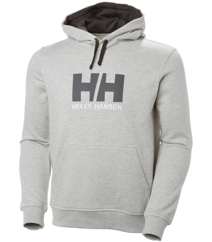 Compra online Sudadera Helly Hansen HH Logo Hoodie Hombre Grey Melang en oferta al mejor precio