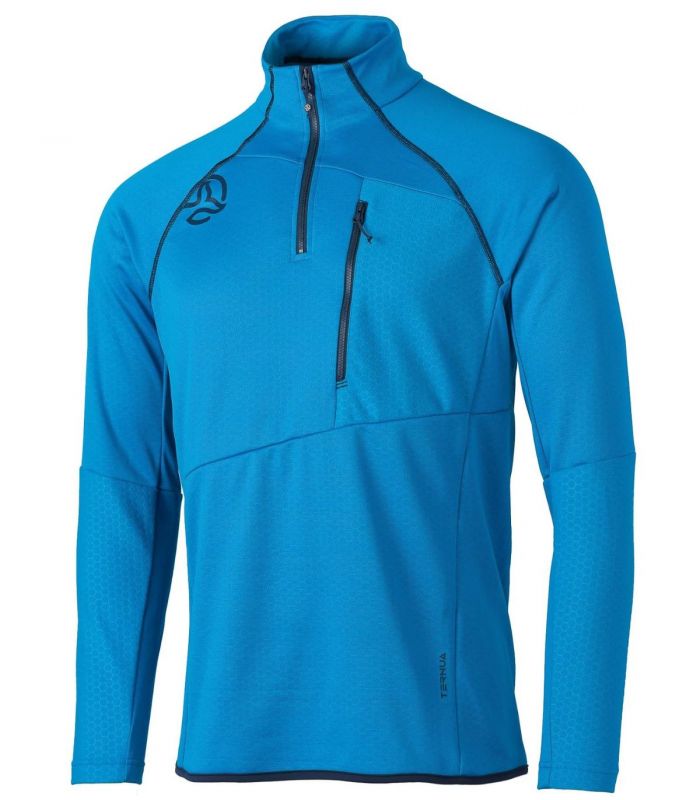 Compra online Camiseta Ternua Rakker 2.0 1/2 Zip Hombre Nautical Blue en oferta al mejor precio