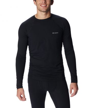 Camiseta Columbia Midweight Stretch Long Sleeve Top Hombre Black