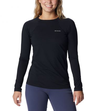 Camiseta Columbia Midweight Stretch Long Sleeve Top Mujer Black