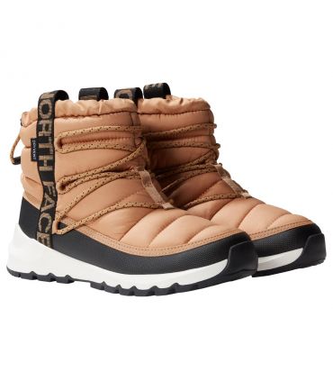 Botas The North Face Thermoball Lace Up Mujer Almond Butter
