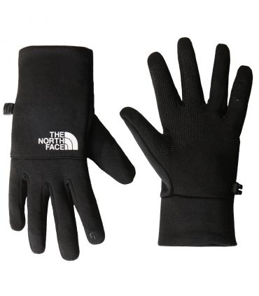 Guantes The North Face Etip Recycled TNF Black TNF White Logo