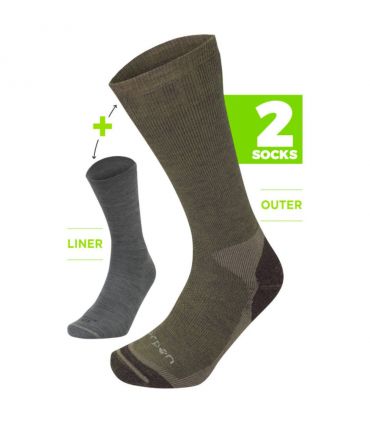 Calcetines Lorpen T2 Cold Weather System Brown