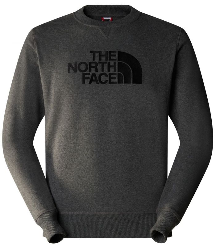 Compra online Sudadera The North Face Drew Peak Crew Light Hombre TNF Medium Grey Heather en oferta al mejor precio